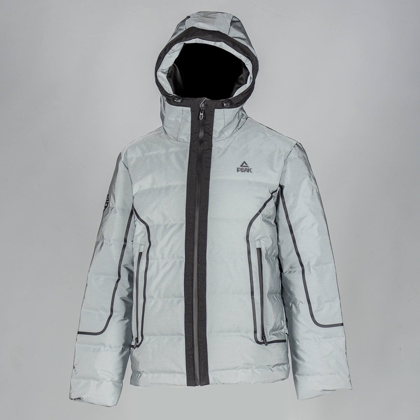 Pánska páperová bunda PEAK TONY PARKER HEAVY DOWN JACKET SLIVER GRAY šedá