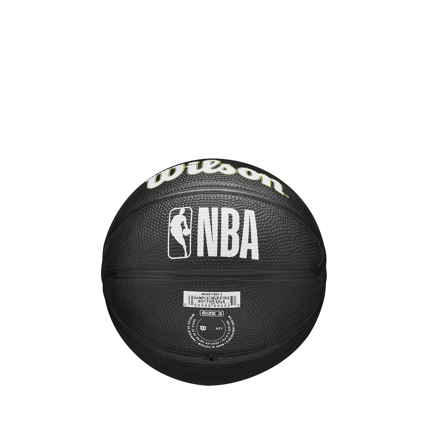 Wilson NBA Team Tribute mini Golden State Warriors - black (sz. 3)