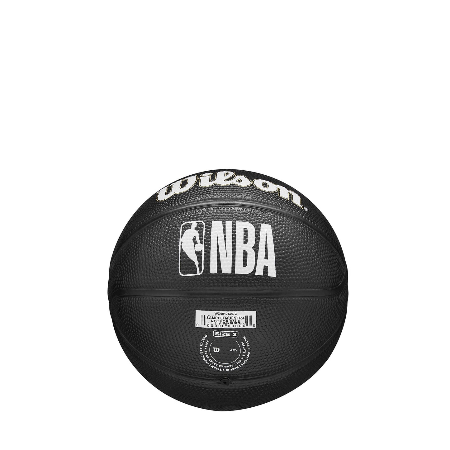 Wilson NBA Team Tribute mini Milwaukee Bucks - black (sz. 3)