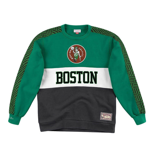 Mitchell & Ness Leading Scorer Fleece Crew Boston Celtics Green/Black