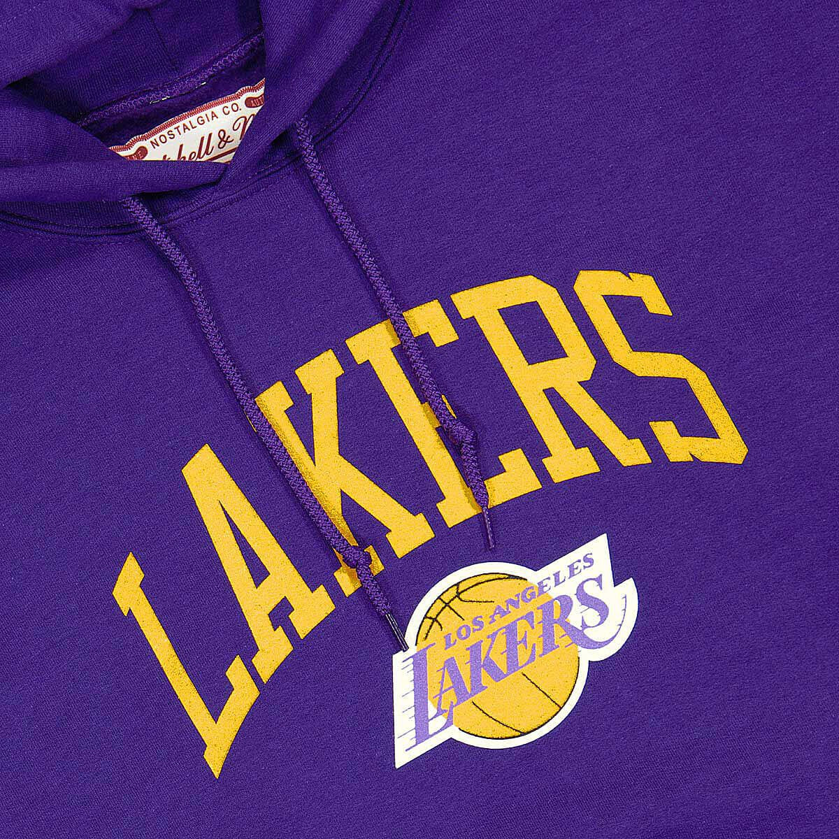 Mitchell & Ness NBA Arch Hoody LOS ANGELES LAKERS PURPLE