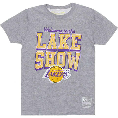 Mitchell & Ness NBA LA Lakers lake show t-shirt in grey