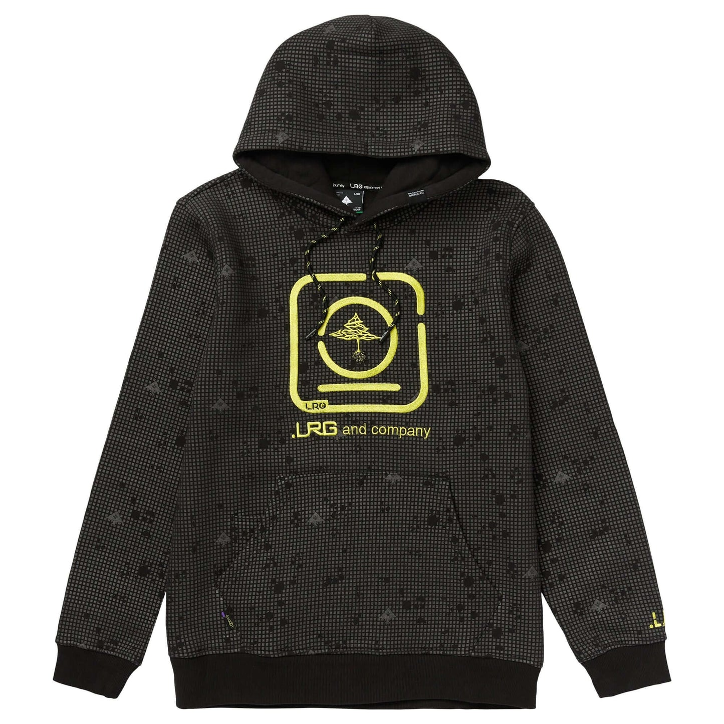 Mikina s kapucňou LRG EXPLORATION PULLOVER HOODIE čierna