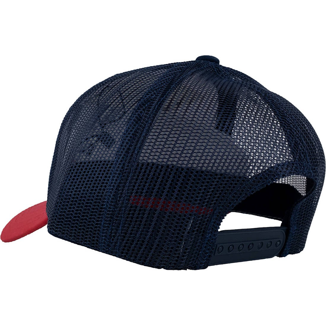 Fila BEPPU TRUCKER CAP linear logo snap back True Red-Bright White-Medieval Blue