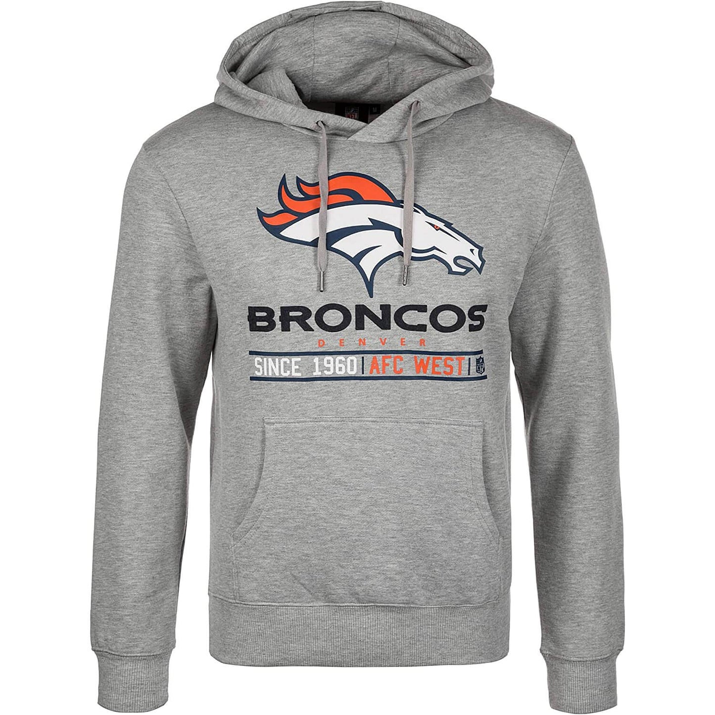 MAJESTIC FLEECE GRAPHIC OTH HOODY DENVER BRONCOS GREY