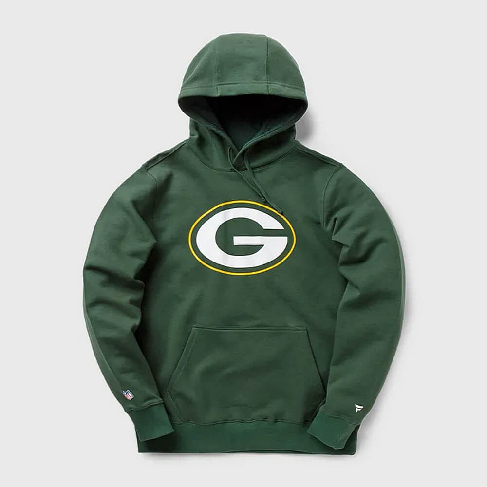 Mikina s kapucňou Fanatics NFL Mid Essentials Primary Colour Logo Graphic Hoodie Green Bay Packers Dark tmavozelená