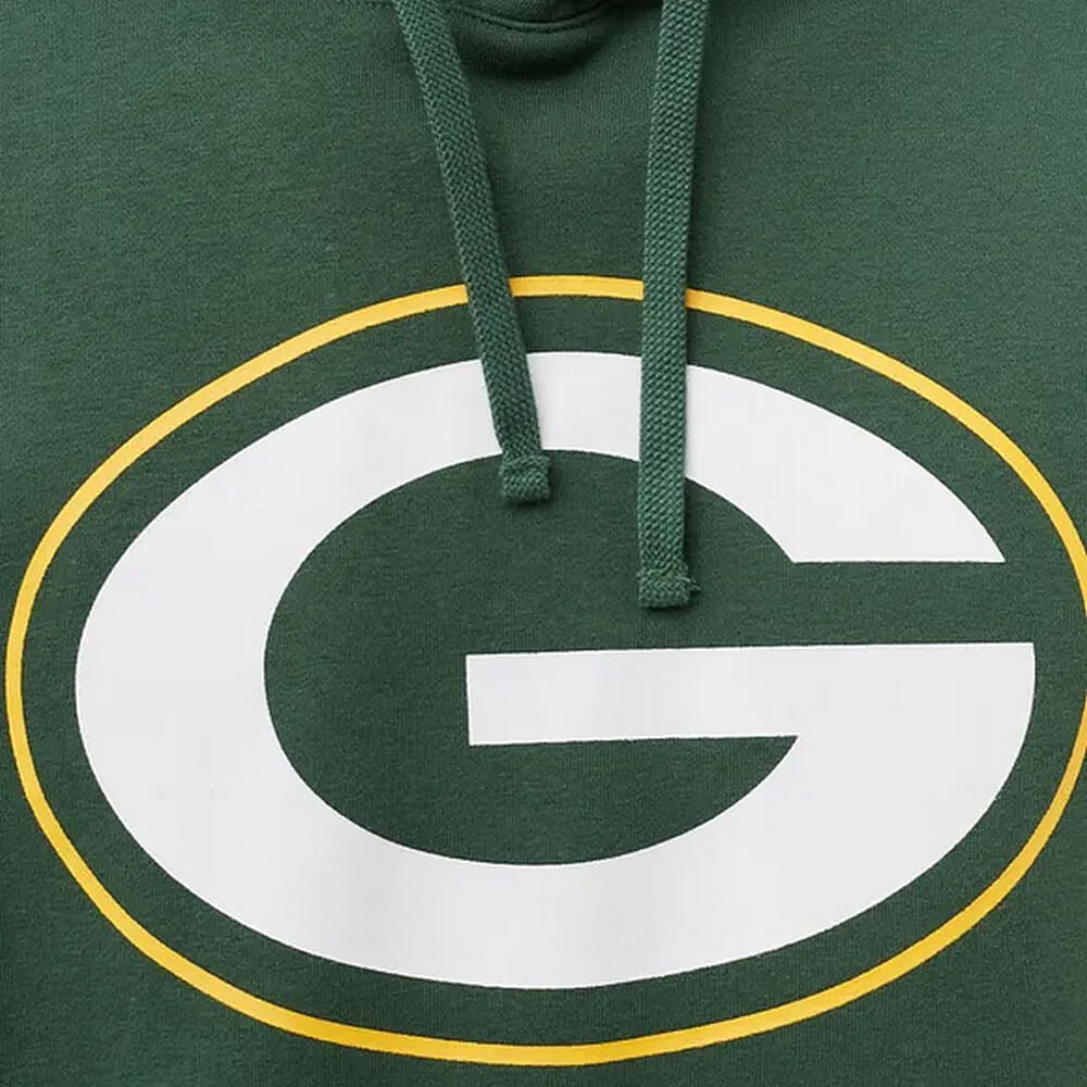 Mikina s kapucňou Fanatics NFL Mid Essentials Primary Colour Logo Graphic Hoodie Green Bay Packers Dark tmavozelená