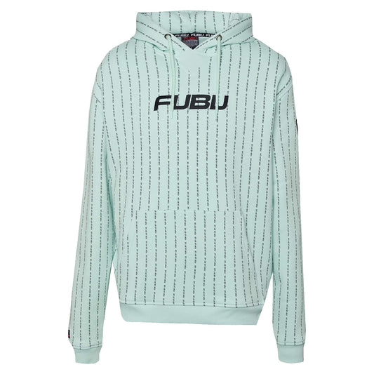 FUBU Corporate Fubu Pinstripe Hoodie mint/black