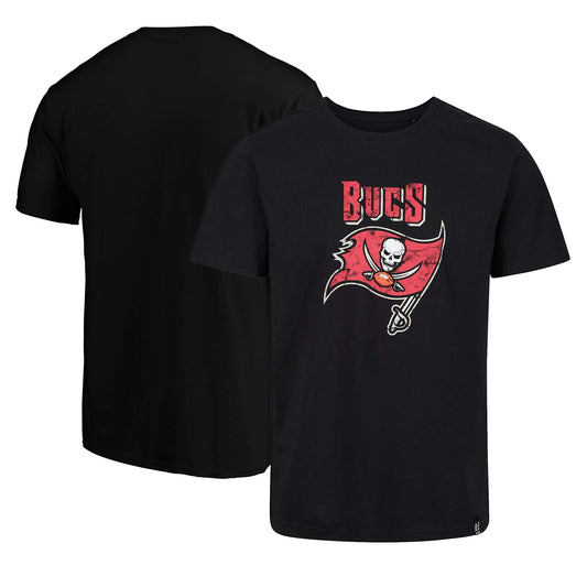 Re:Covered NFL Core Logo T-Shirt Tampa Bay Buccaneers Solid Black