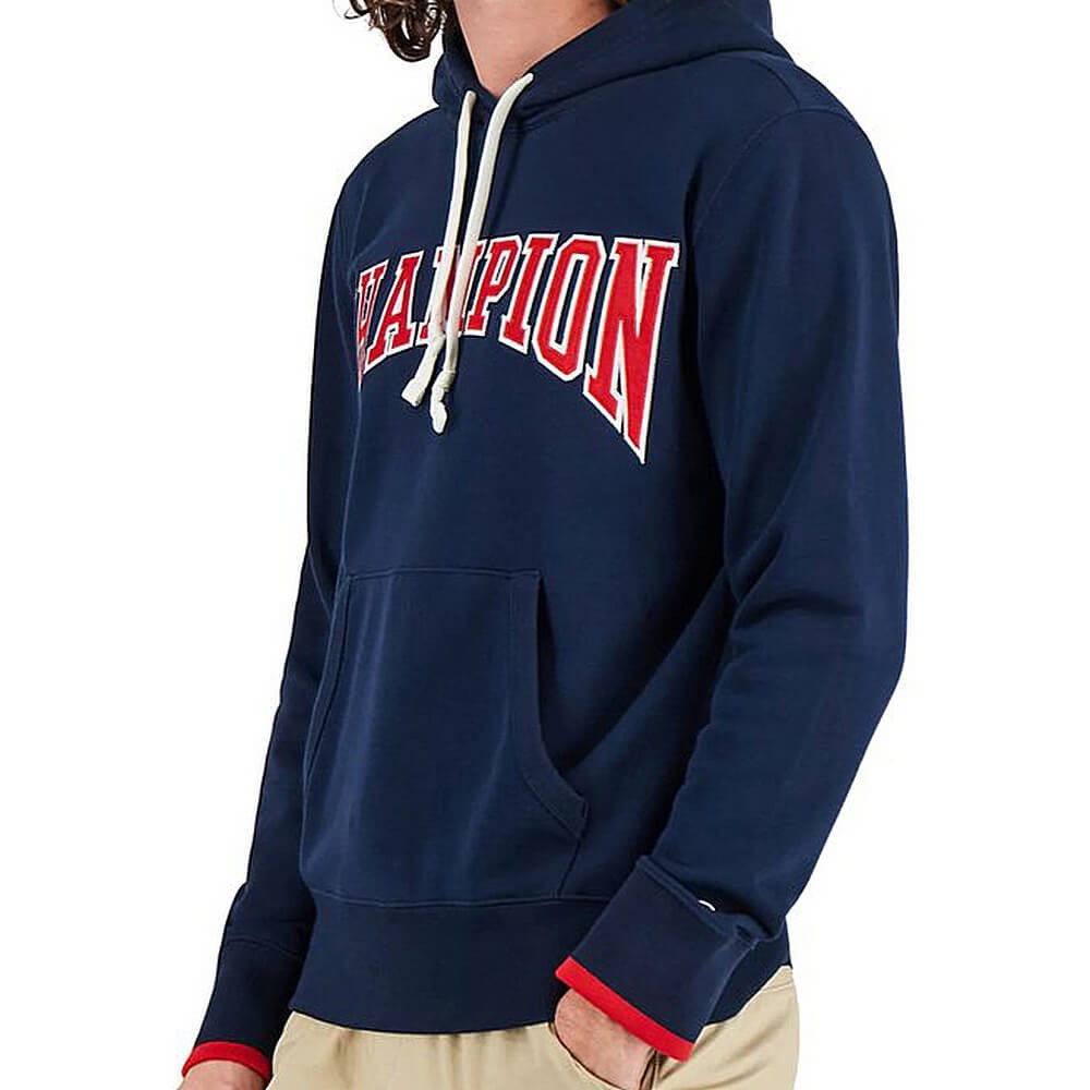 Champion Hooded Sweatshirt Navy/Red