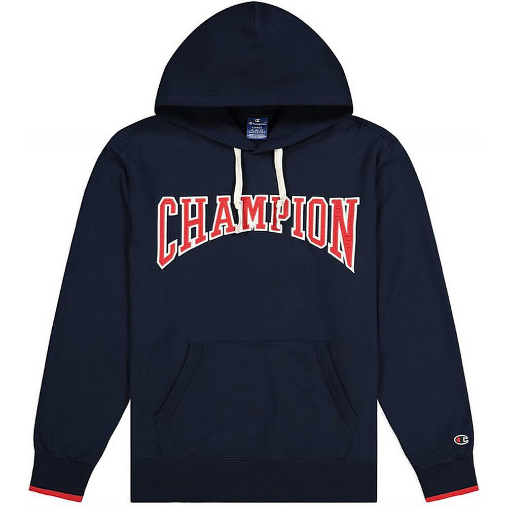 Champion Hooded Sweatshirt Navy/Red