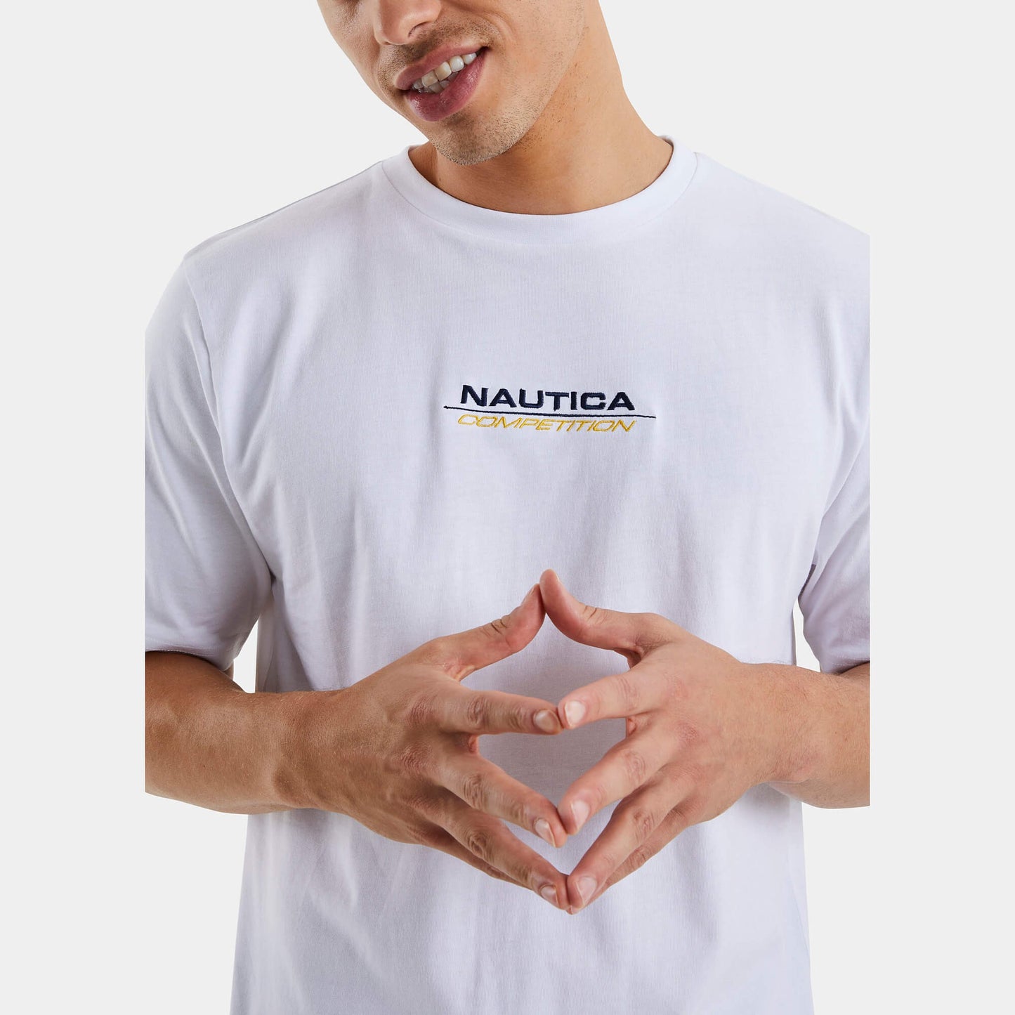 Nautica Port Royal T-Shirt White/Yellow