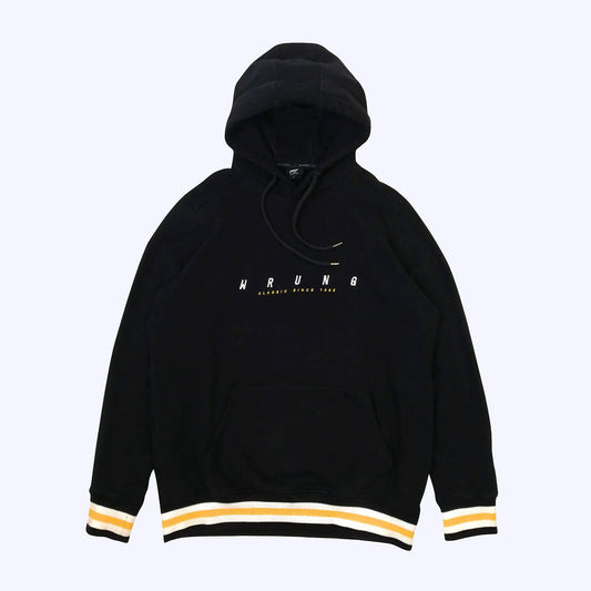 Wrung Minimal Hoodie Black