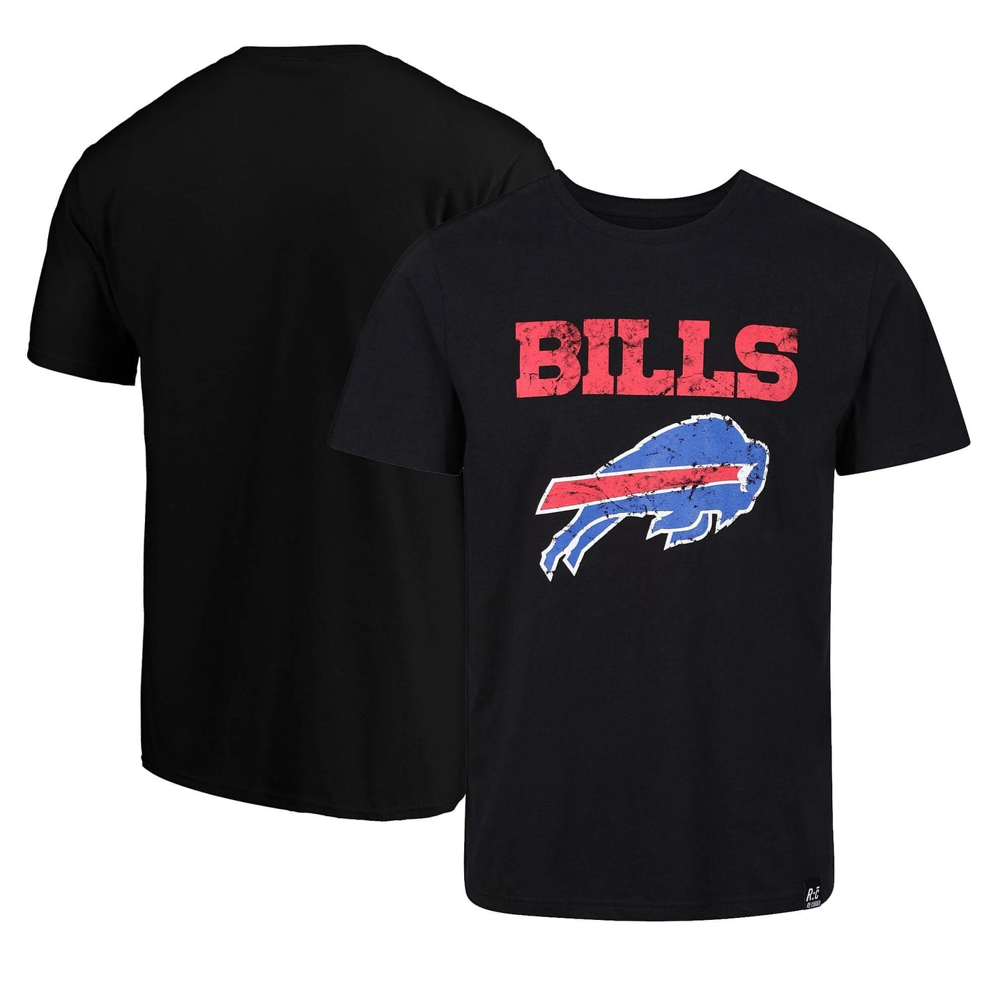 Re:Covered NFL Core Logo T-Shirt Buffalo Bills Solid Black