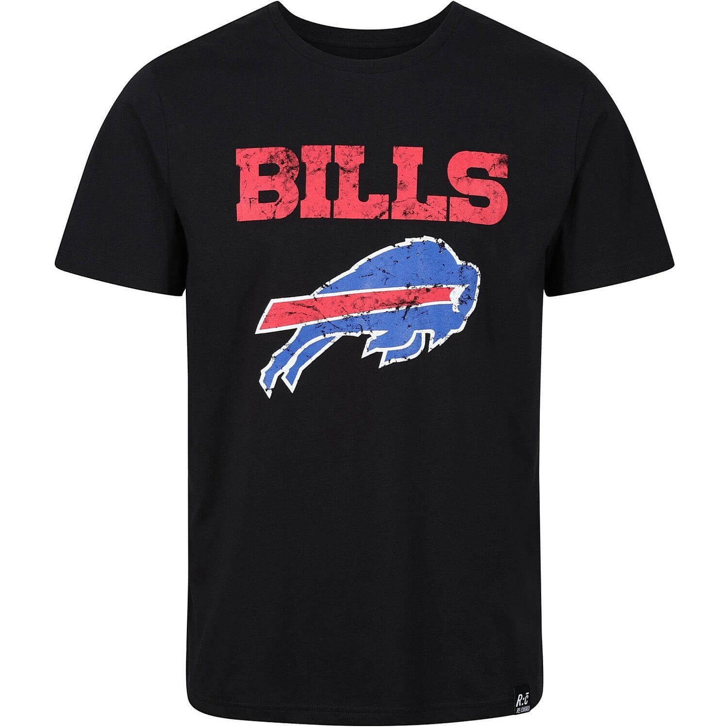 Re:Covered NFL Core Logo T-Shirt Buffalo Bills Solid Black