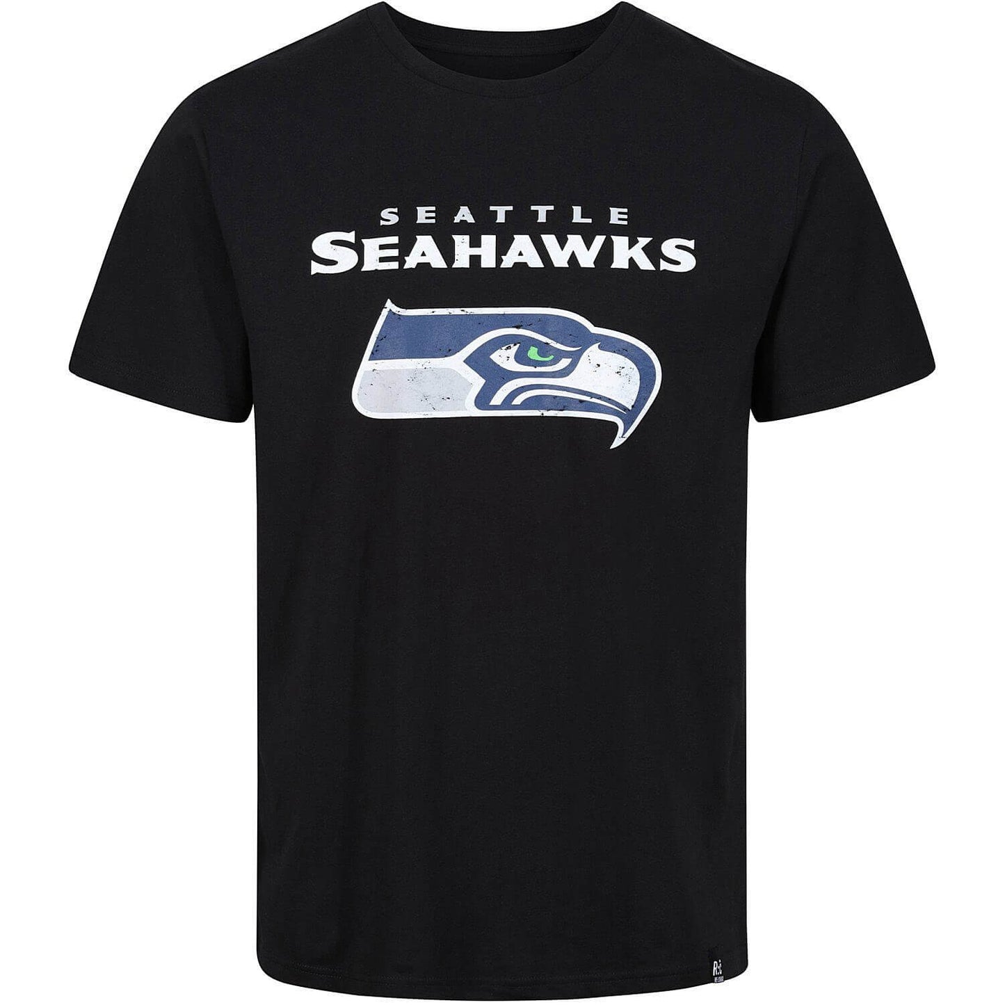 Re:Covered NFL Core Logo T-Shirt Seattle Seahawks Solid Black