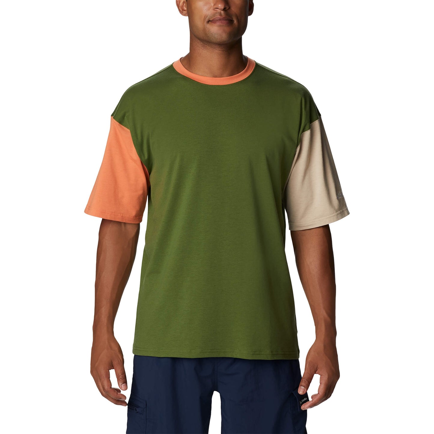 Columbia Deschutes Valley™ Short Sleeve Tee Pesto / Desert Orange / Ancient Fossil