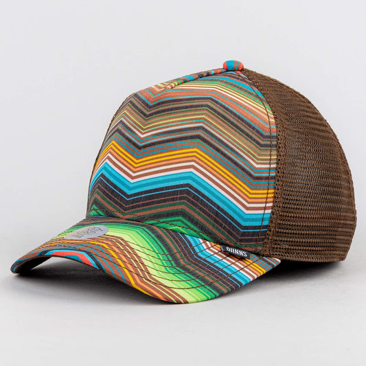 DJINN'S HFT Cap Psycho ZigZag multi brown