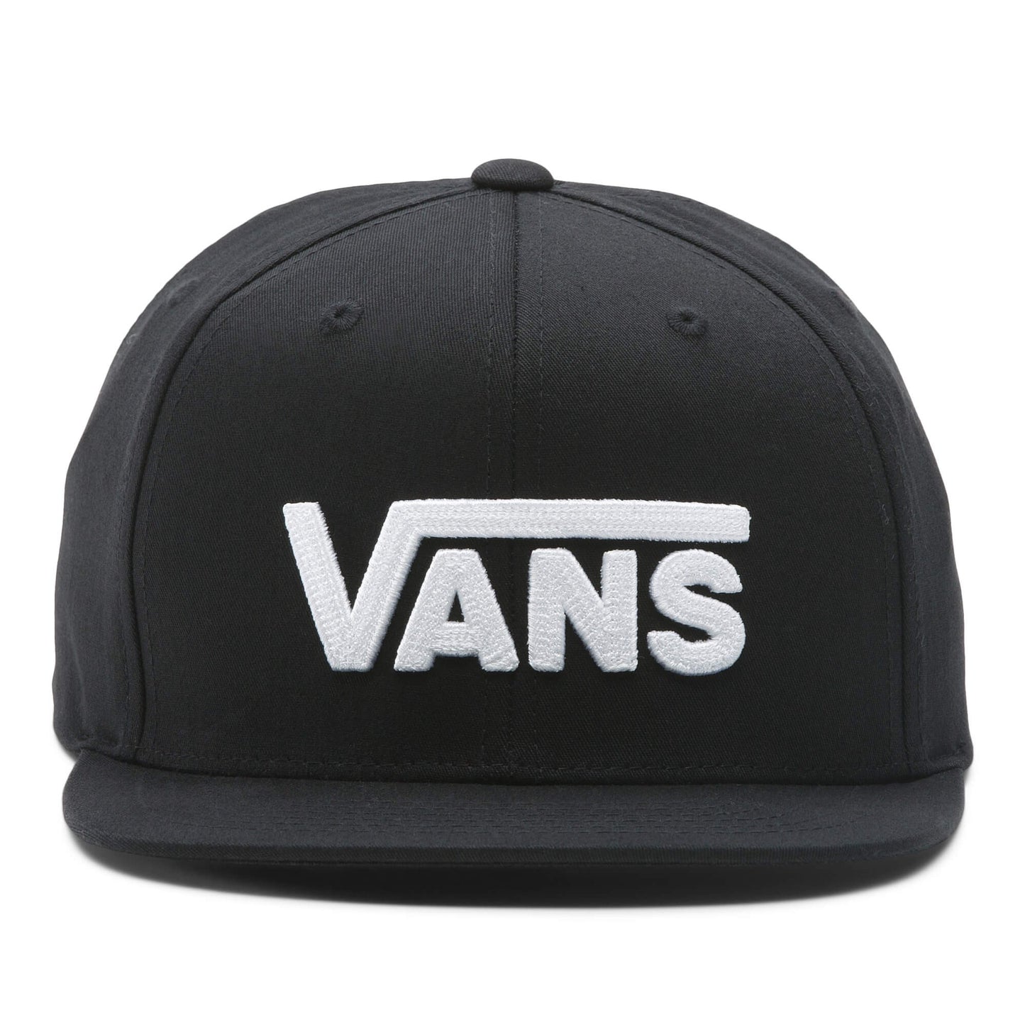 Vans Kids Drop V Snapback Hat (8-14+ Years) Black/White