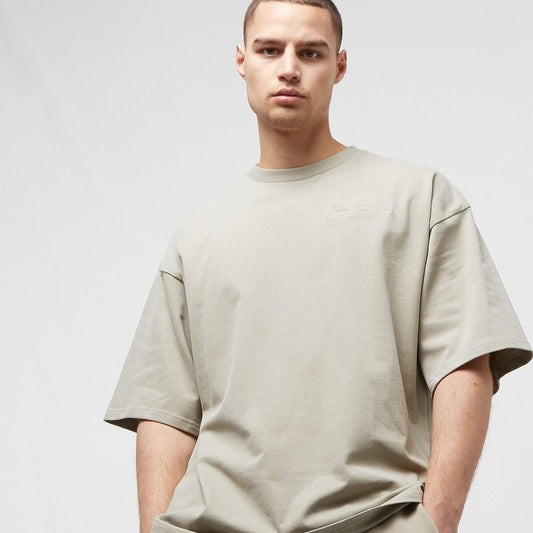 Sean John SJ Script Logo Backprint Peached Tee - sand