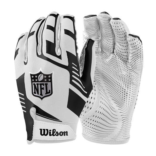 Wilson Ad NFL Stretch Fit Rec Glv White/Black Ad