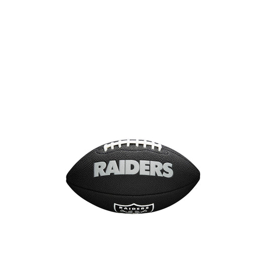 Wilson Mini NFL Team Soft Touch Fb Bl Lv (sz. Mini) Black - Las Vegas Raiders - Junior