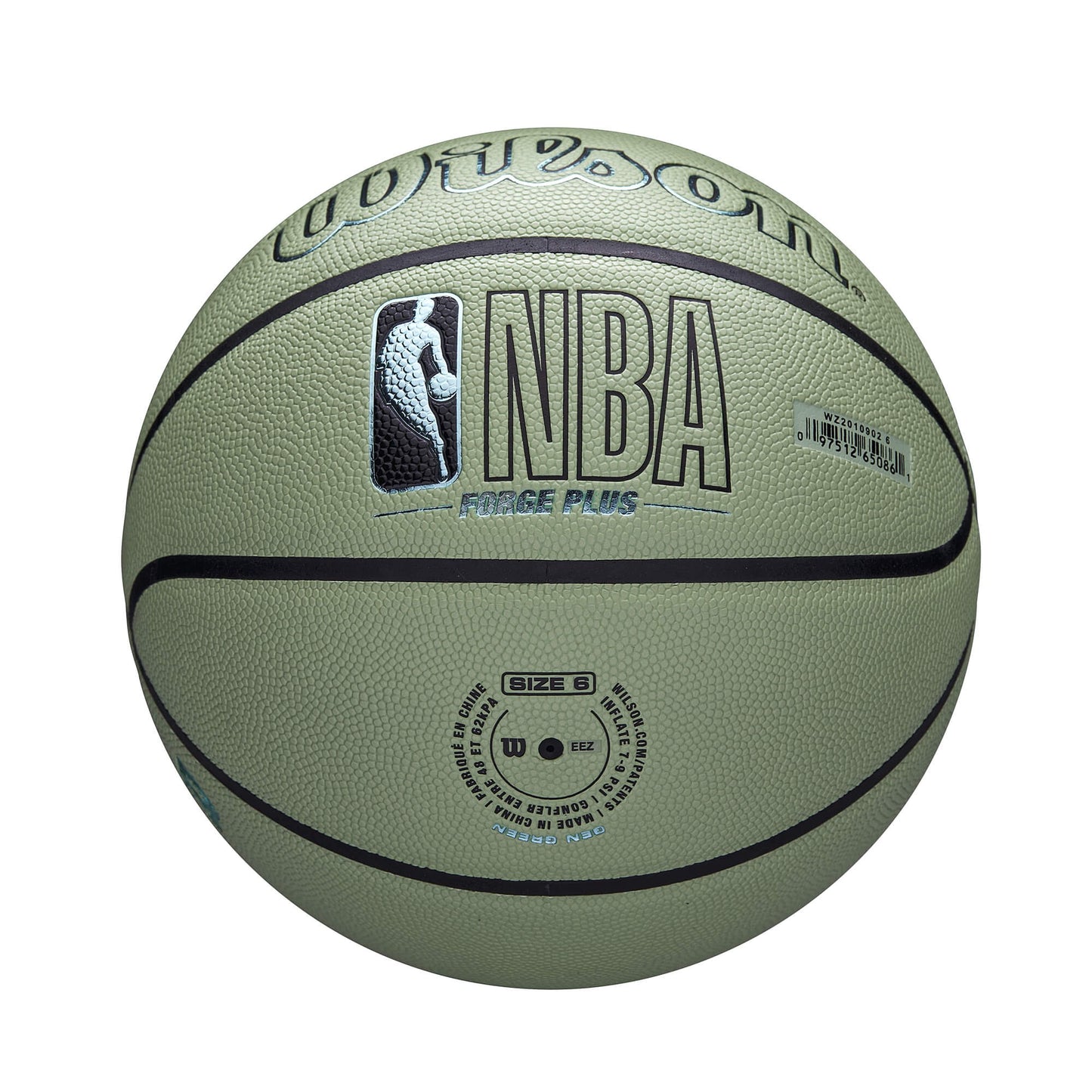 Wilson NBA Forge Plus Eco Bskt. (sz. 7) Green