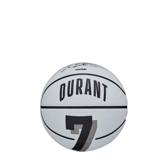 Wilson NBA Player Icon Mini Bskt. Kevin Durant (sz. 3) Black/White