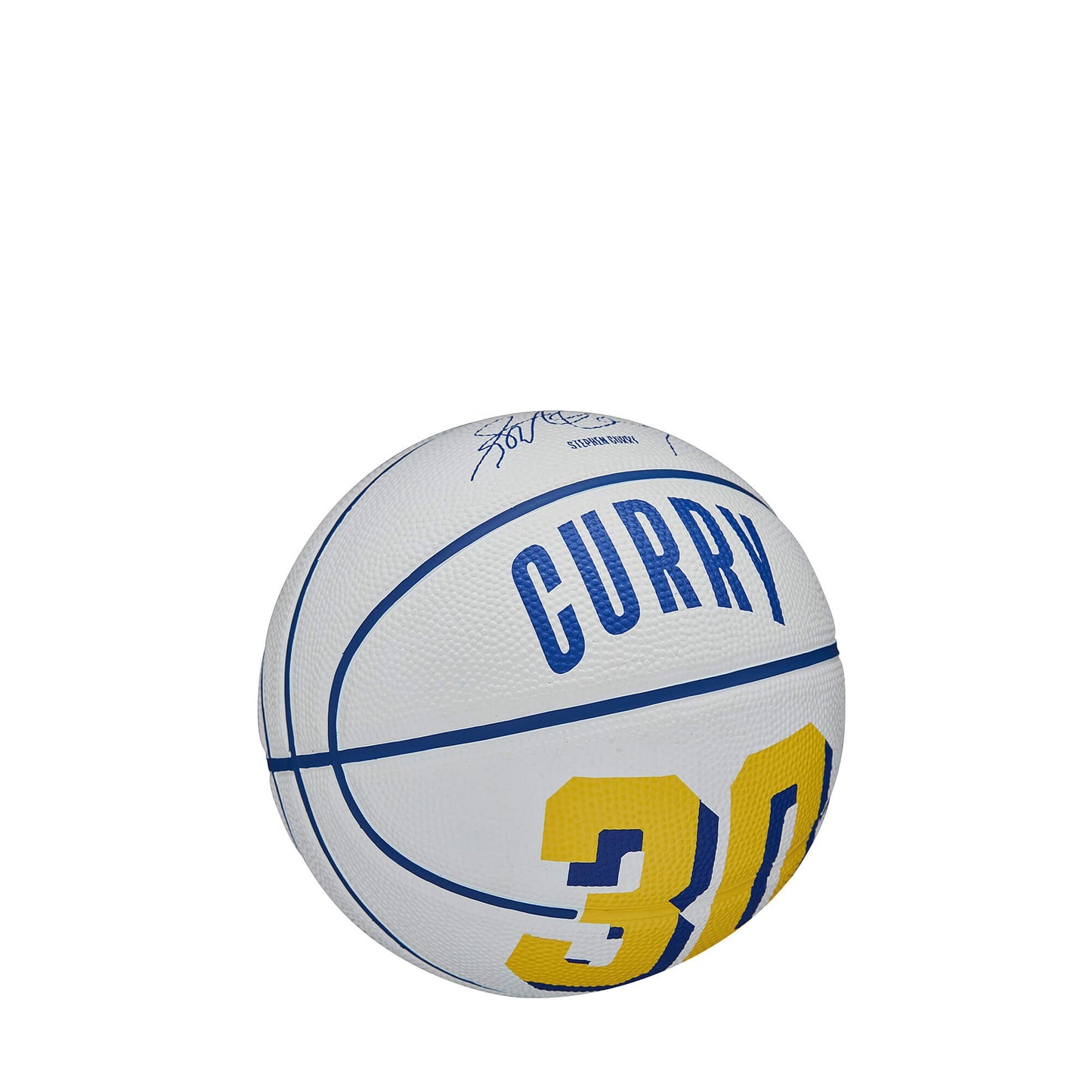 Wilson NBA Player Icon Mini Bskt. Stephen Curry (sz. 3) Blue/Yellow