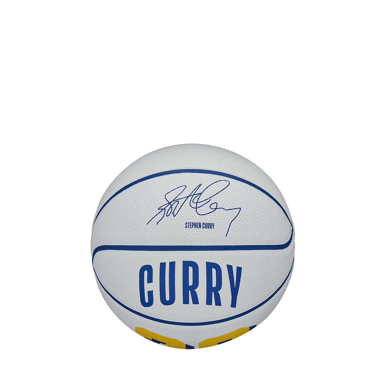 Wilson NBA Player Icon Mini Bskt. Stephen Curry (sz. 3) Blue/Yellow