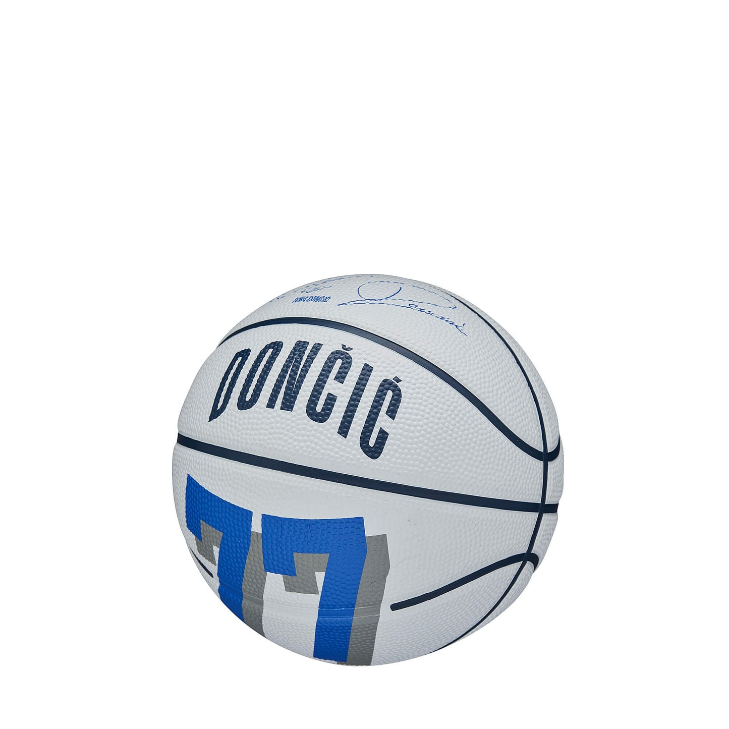 Wilson NBA Player Icon Mini Bskt. Luka Dončić (sz. 3) Blue/White