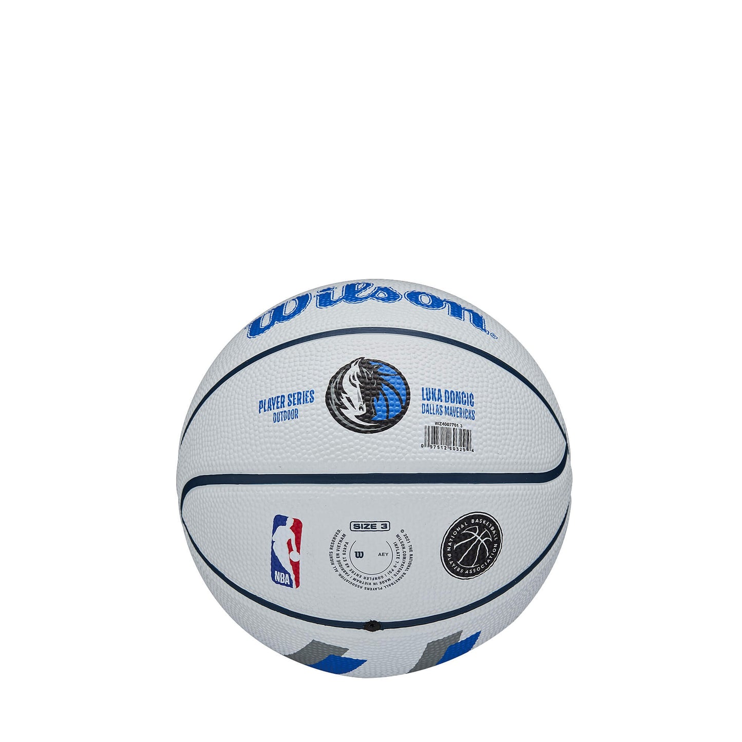 Wilson NBA Player Icon Mini Bskt. Luka Dončić (sz. 3) Blue/White