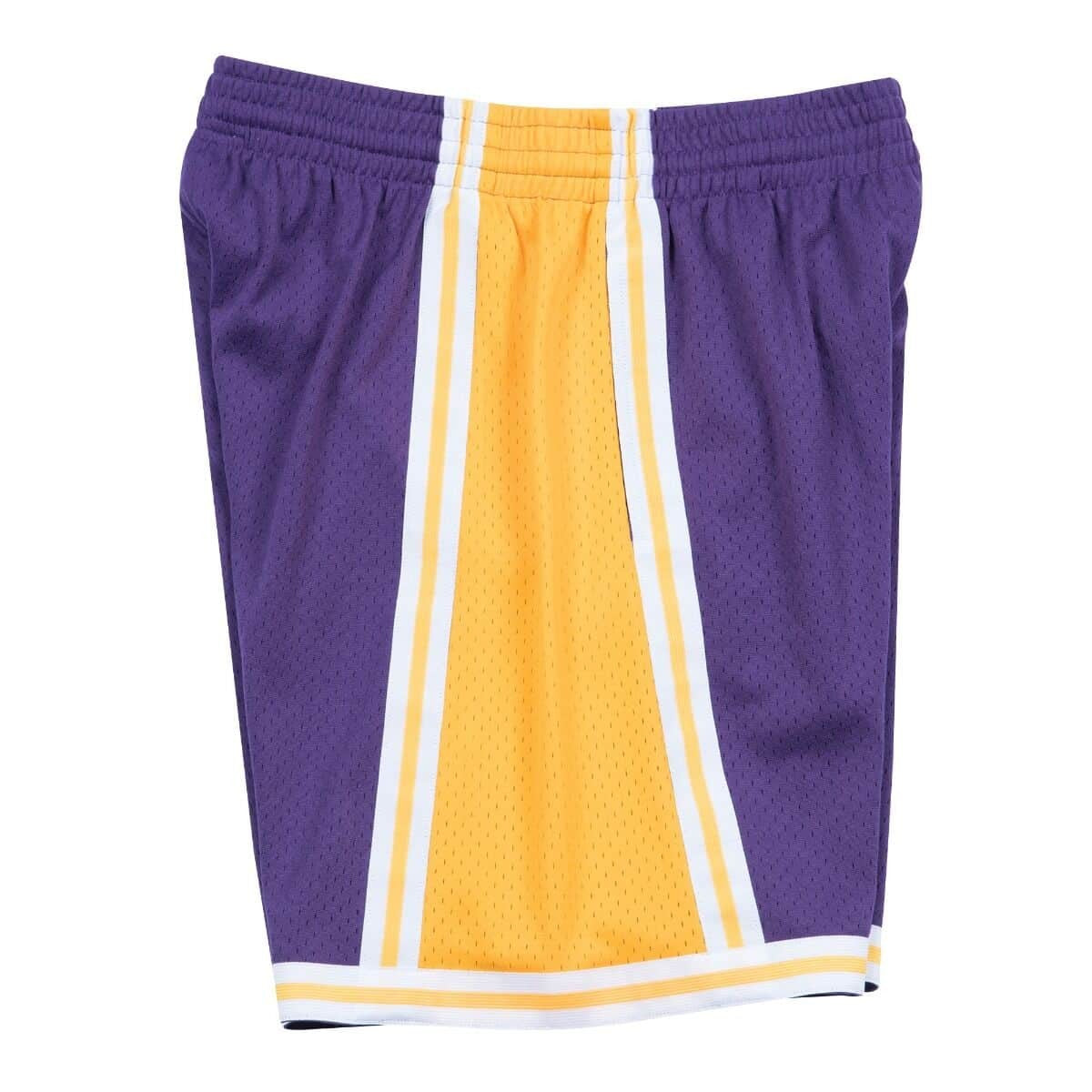 Basketbalové šortky Mitchell & Ness NBA Swingman Road Shorts Lakers 84-85 Los Angeles Lakers fialové