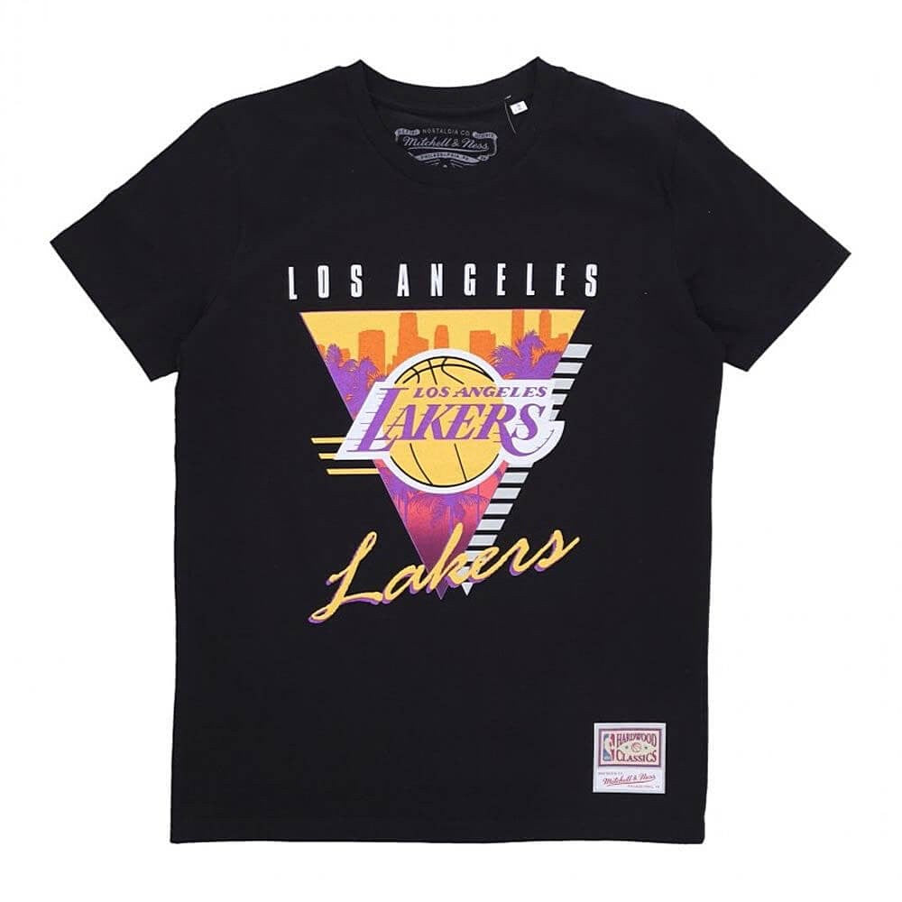 Mitchell & Ness NBA Final Seconds Tee Lakers Los Angeles Lakers Black