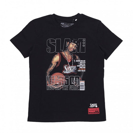 Mitchell & Ness NBA Slam Tee 76Ers Allen Iverson Philadelphia 76Ers Allen Iverson Black