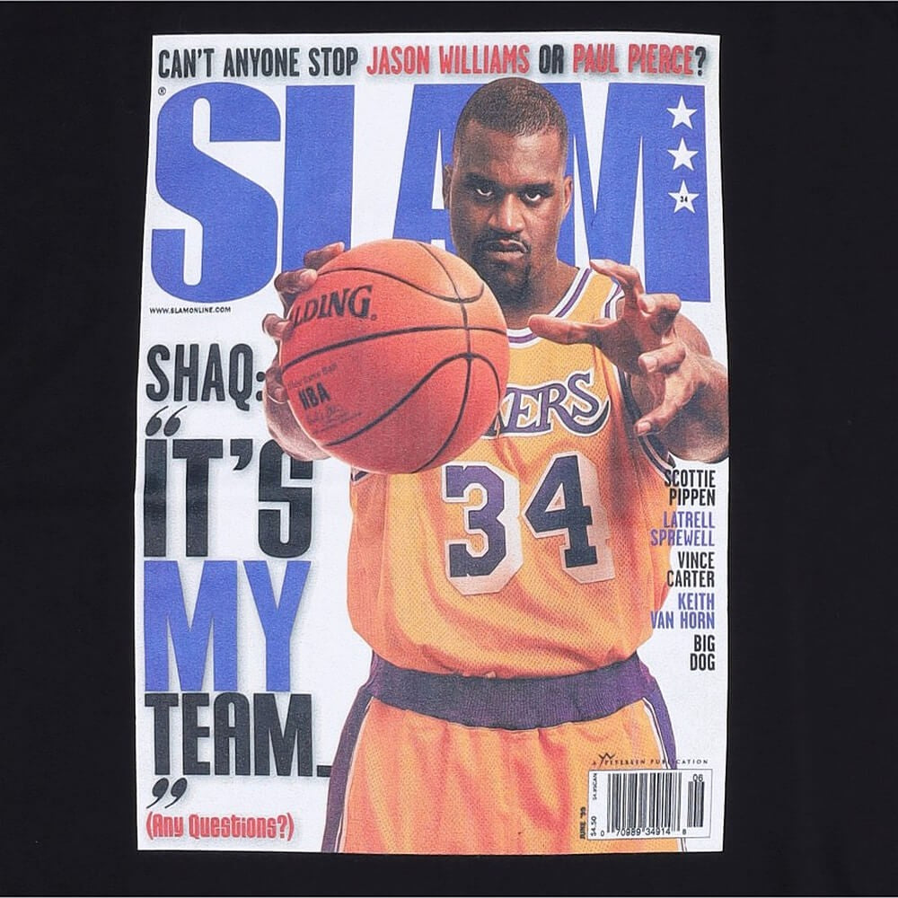 Mitchell & Ness NBA Slam Tee Lakers Shaquille O'Neal Los Angeles Lakers Shaquille O'Neal Black