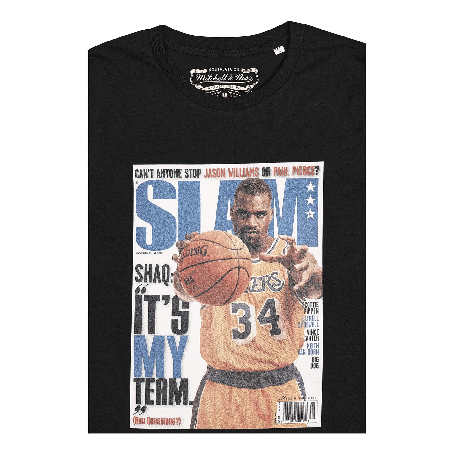 Mitchell & Ness NBA Slam Tee Lakers Shaquille O'Neal Los Angeles Lakers Shaquille O'Neal Black