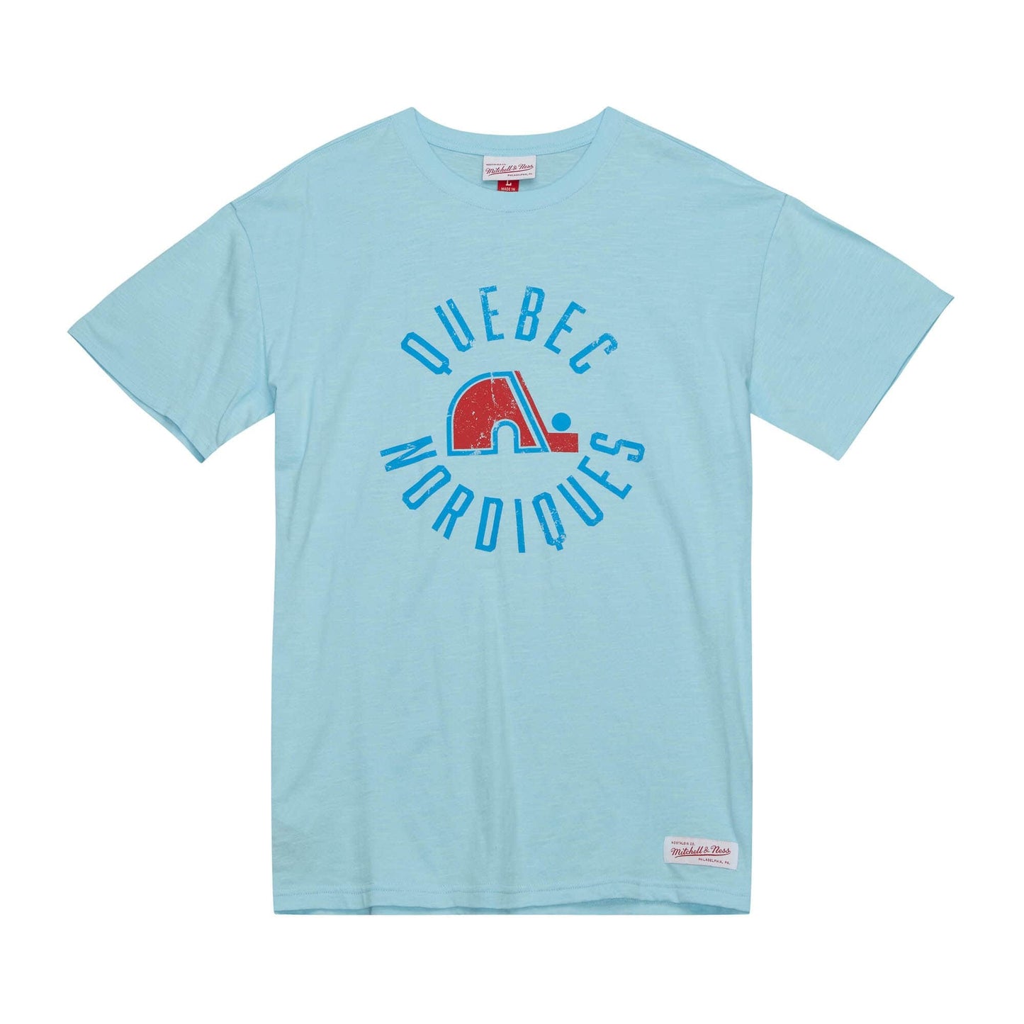 Mitchell & Ness NHL Legendary Slub S/S Tee Nordiques Quebec Nordiques Light Blue