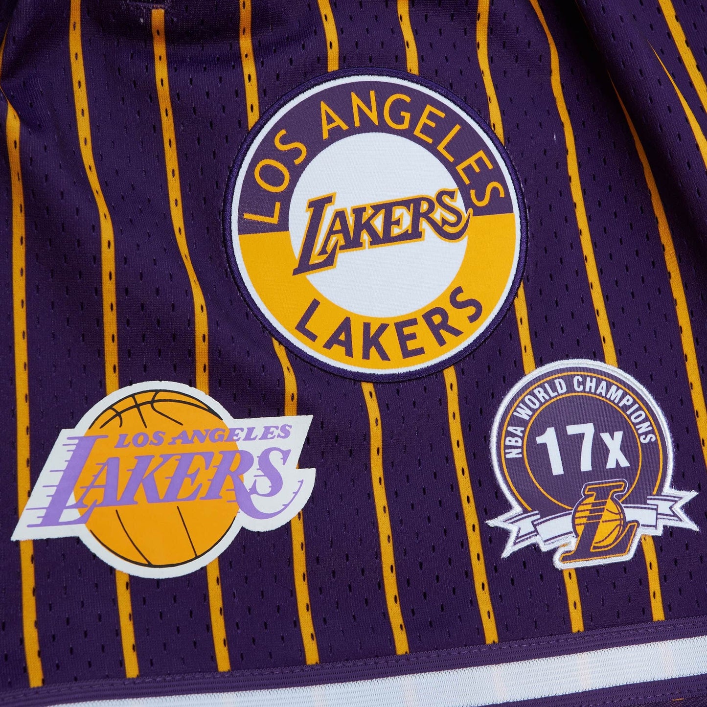 Mitchell & Ness NBA M&N City Collection Mesh Short Lakers Los Angeles Lakers Purple / Gold