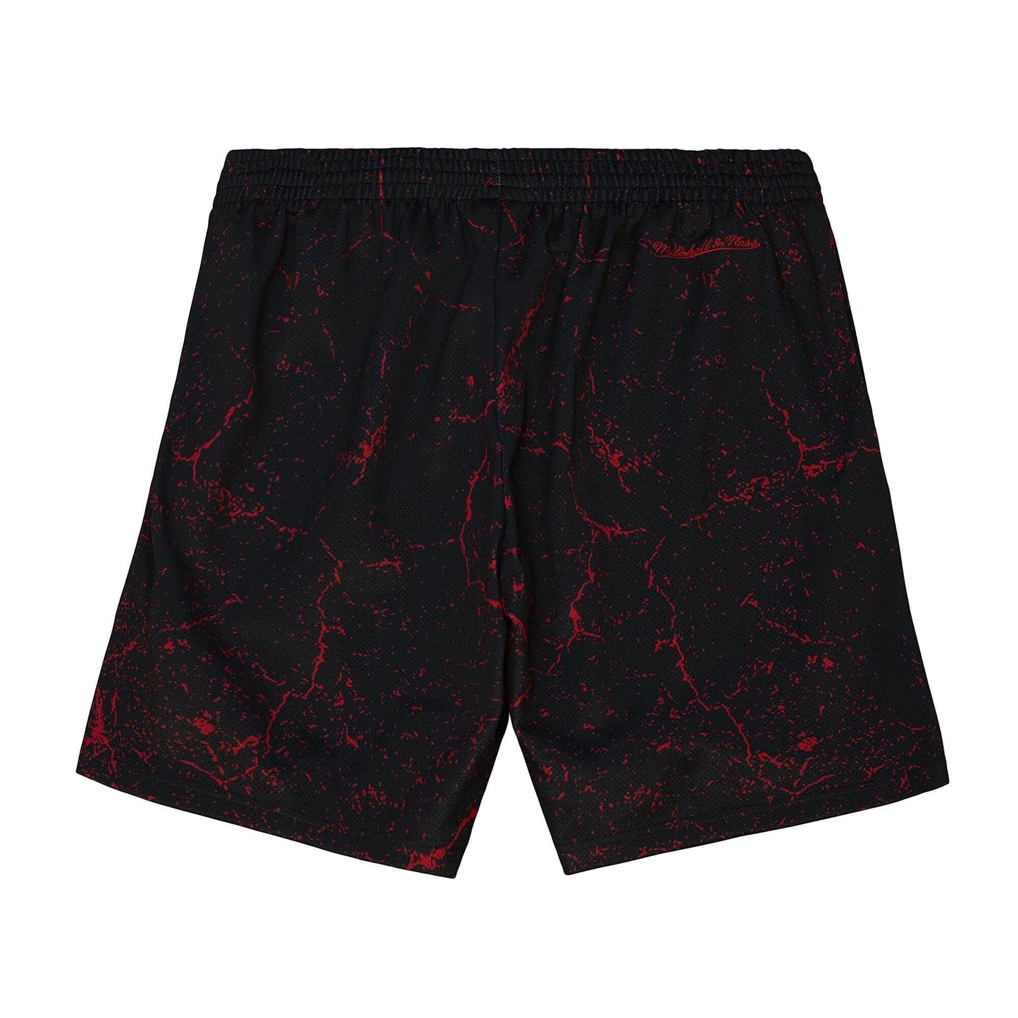 Basketbalové šortky Mitchell & Ness NBA Player Burst Mesh Short Bulls Dennis Rodman Chicago Bulls čierno/červené