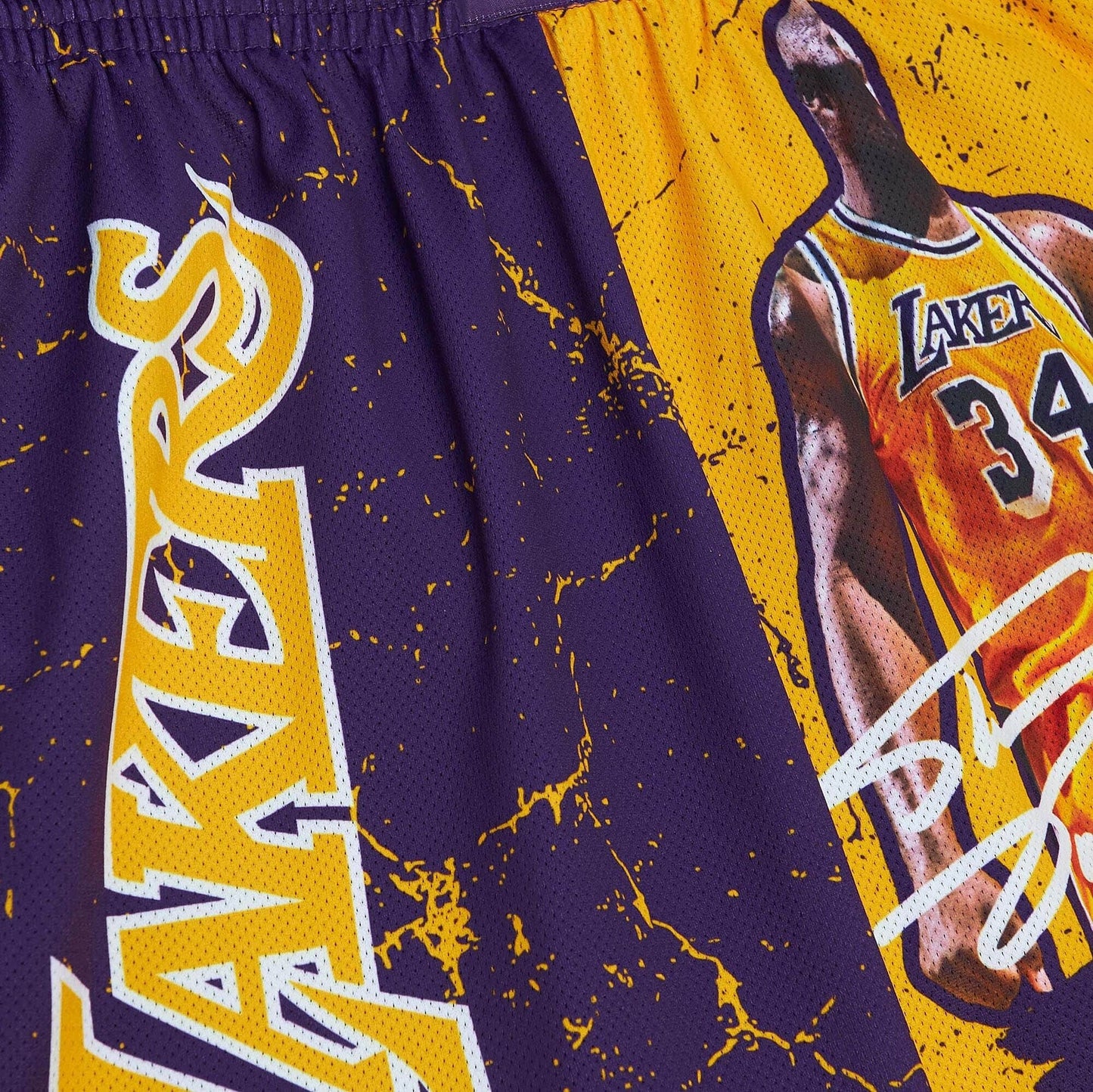 Mitchell & Ness NBA Player Burst Mesh Short Lakers Shaquille O'Neal Los Angeles Lakers Shaquille O'Neal Purple