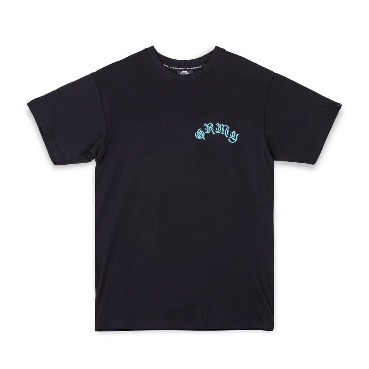 Grimey Wear The Light Me Up (Fire Route) Regular Tee Black