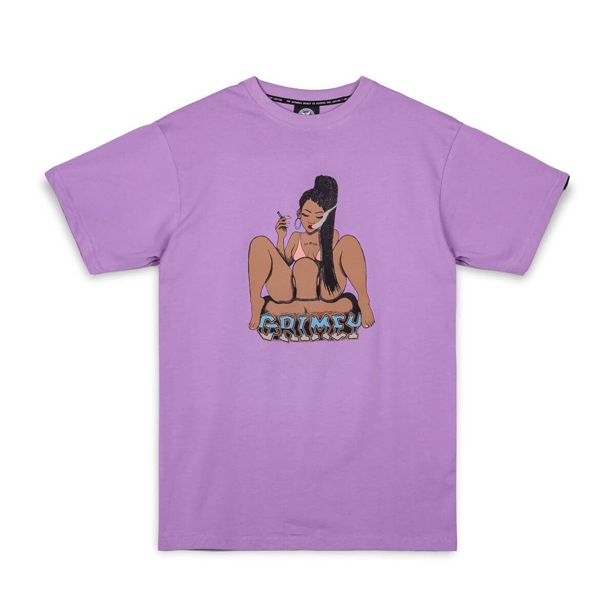 Grimey Wear La Mujer Regular Tee Lilac