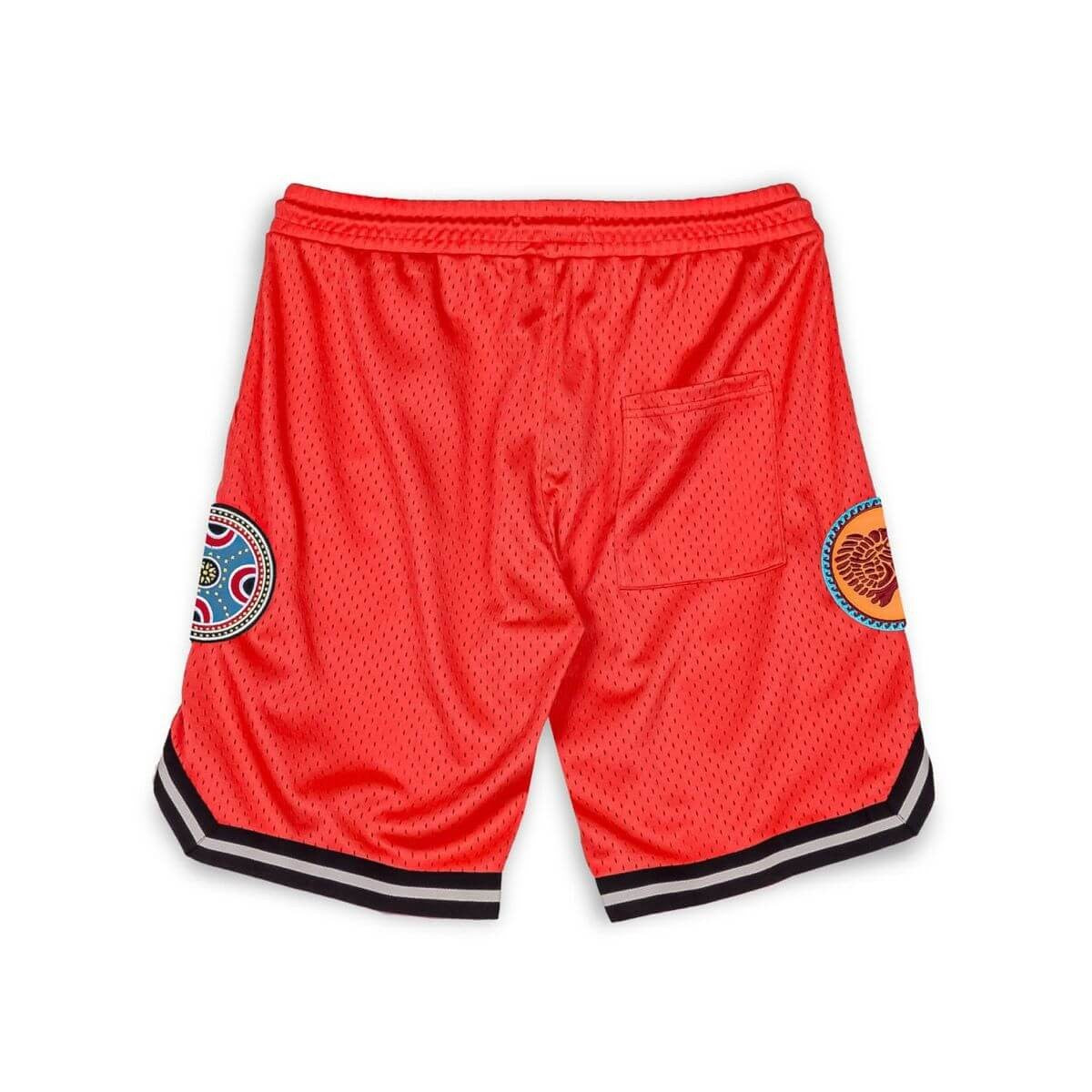 Grimey Wear The Clout Mesh Basket Shorts Red