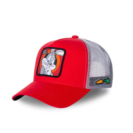 Capslab Looney Tunes Bunny Red Trucker Cap