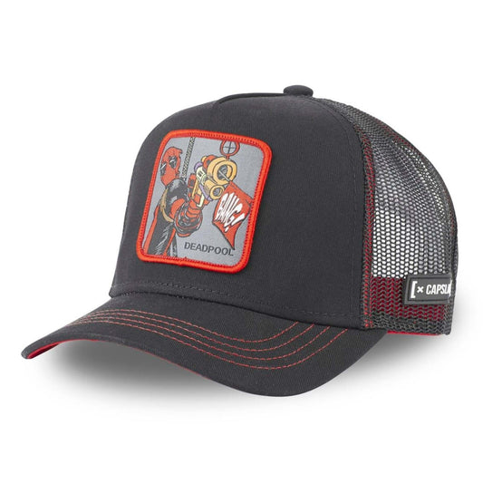 Capslab Marvel Deadpool Trucker Cap Black