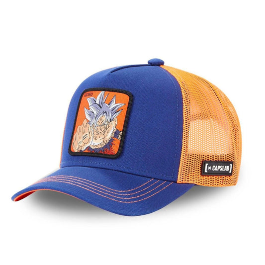 Capslab Dragon Ball Super Goku Trucker Cap Blue/Orange