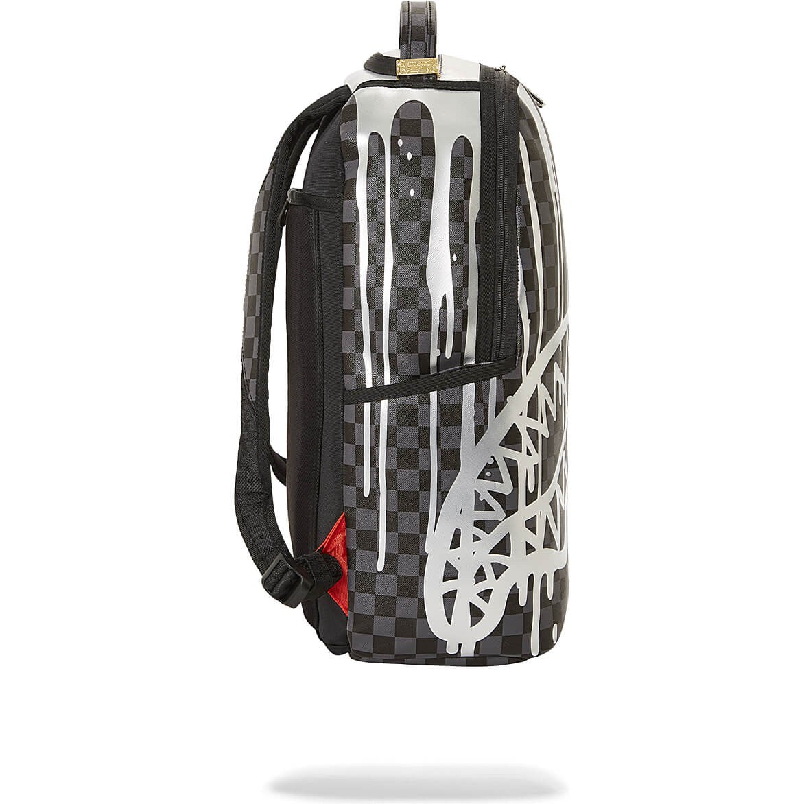 Sprayground Platinum Drips Dlxsv Backpack Chateau Ghost Grey Silver