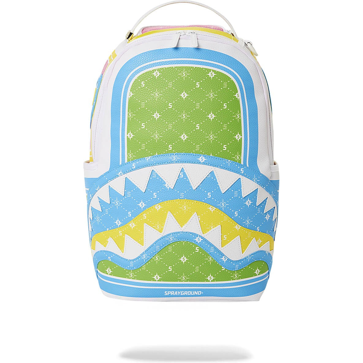 Sprayground Multi Color Bandana Dlxsv Backpack Modus Operandi Chameleon White/Greem