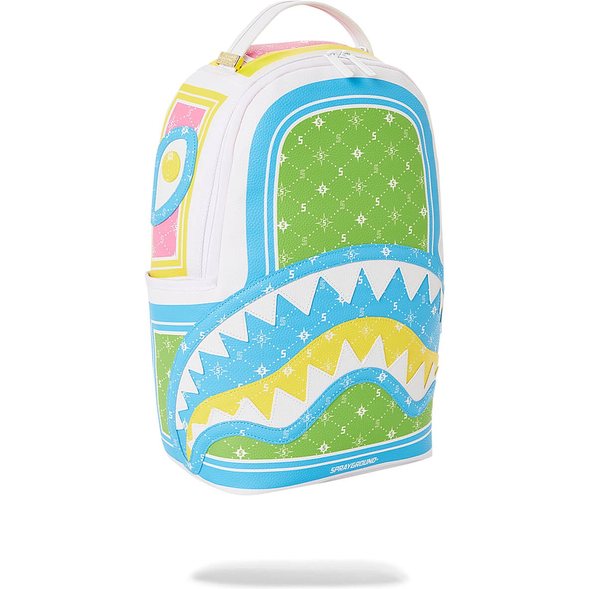 Sprayground Multi Color Bandana Dlxsv Backpack Modus Operandi Chameleon White/Greem